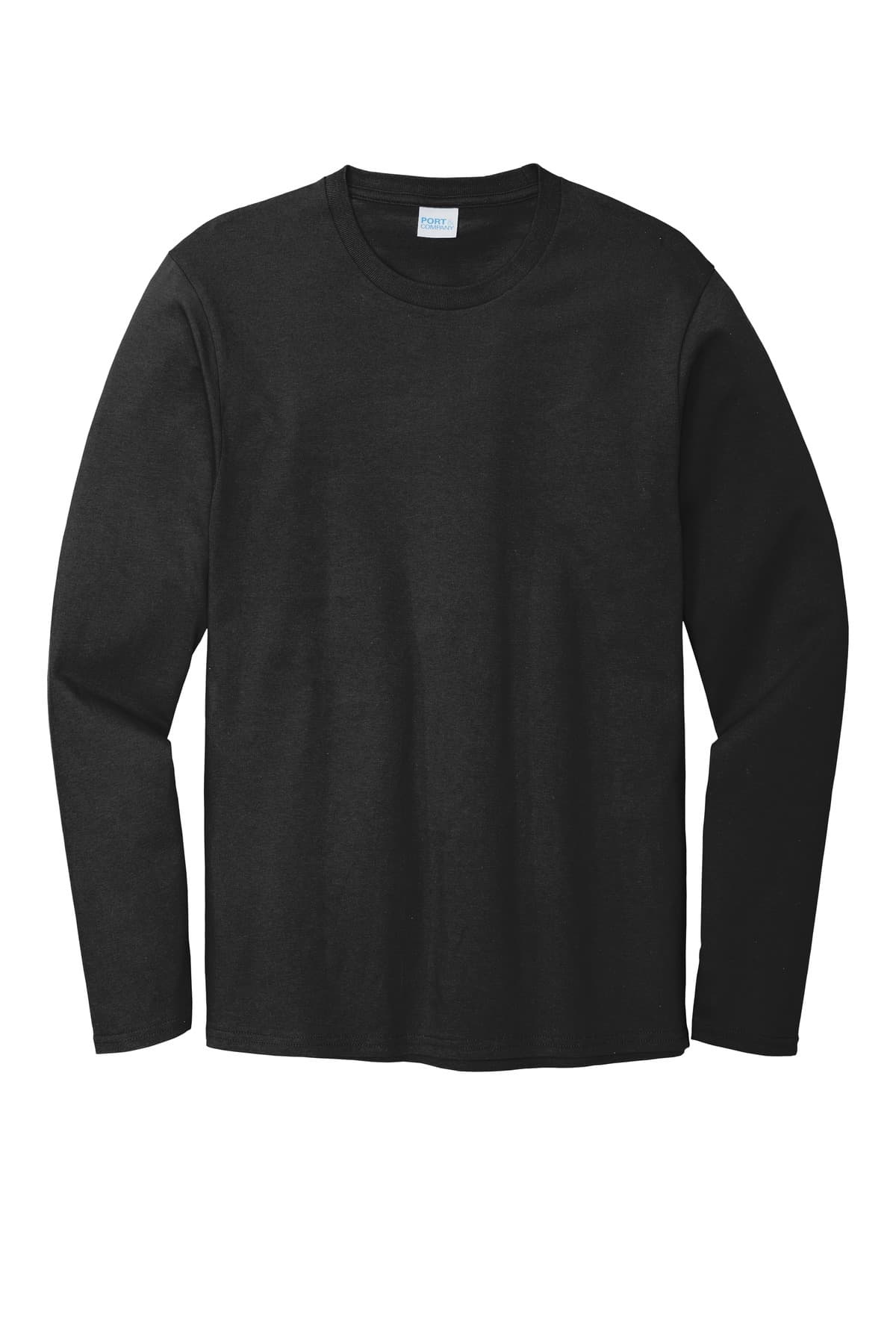 Port & Co PC600LS in Deep Black
