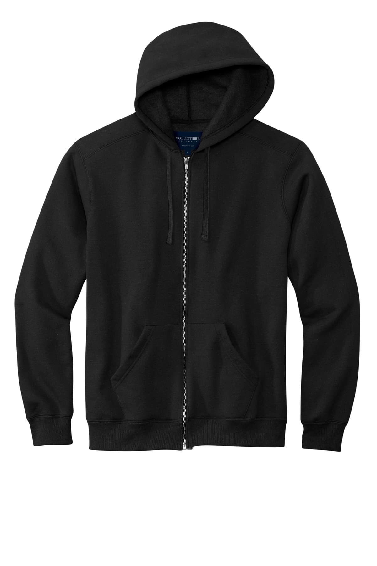 Volunteer Knitwear VL130ZH in Deep Black