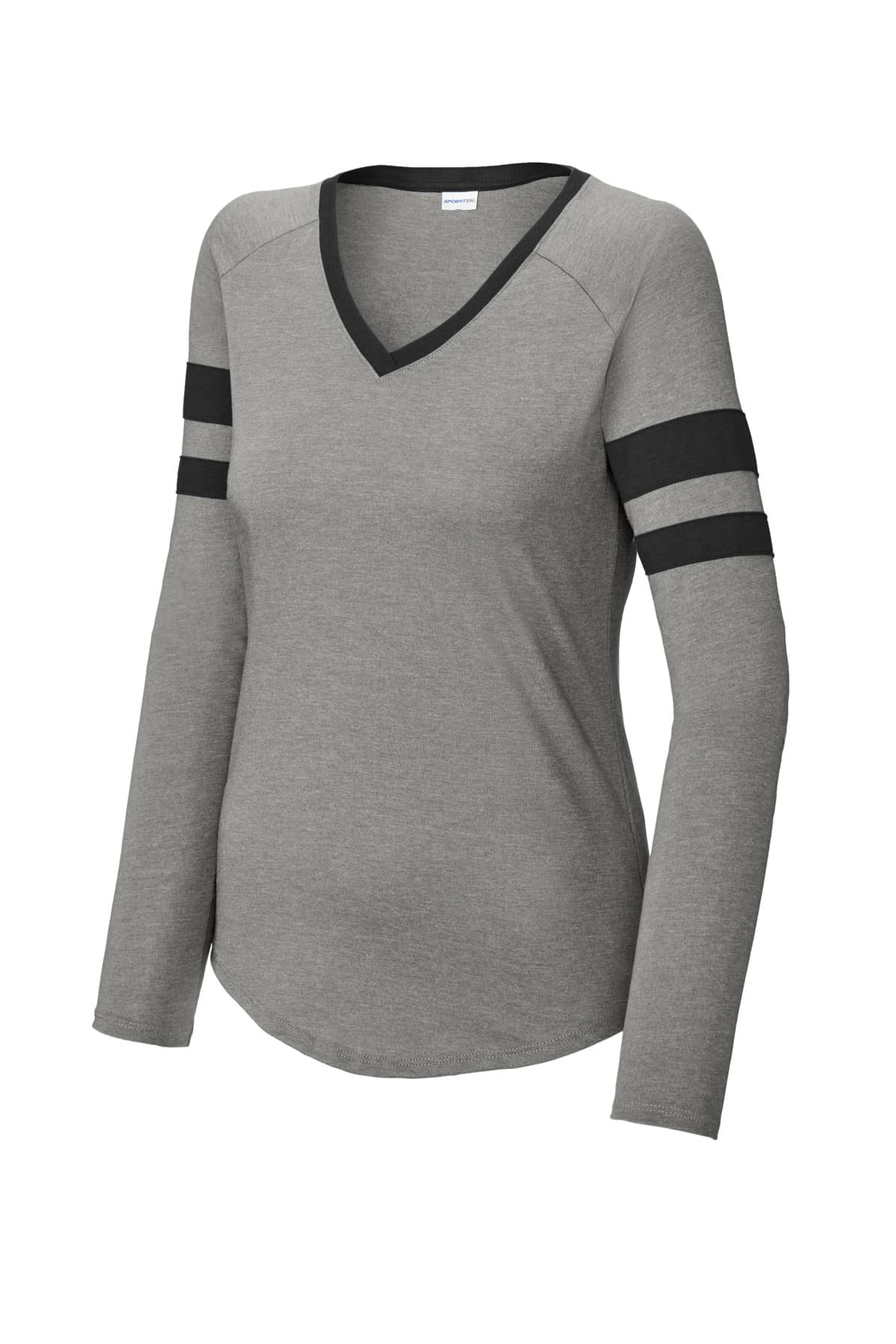 Sport-Tek LST6043 in Black/ Vintage Heather