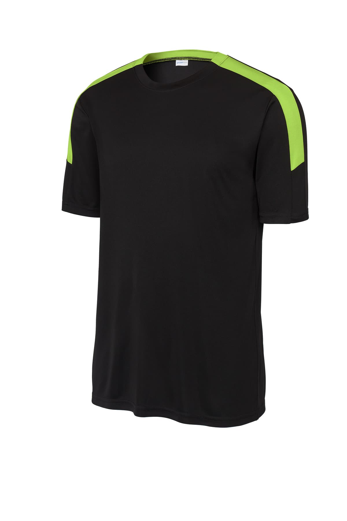 Sport-Tek ST100 in Black/ Lime Shock