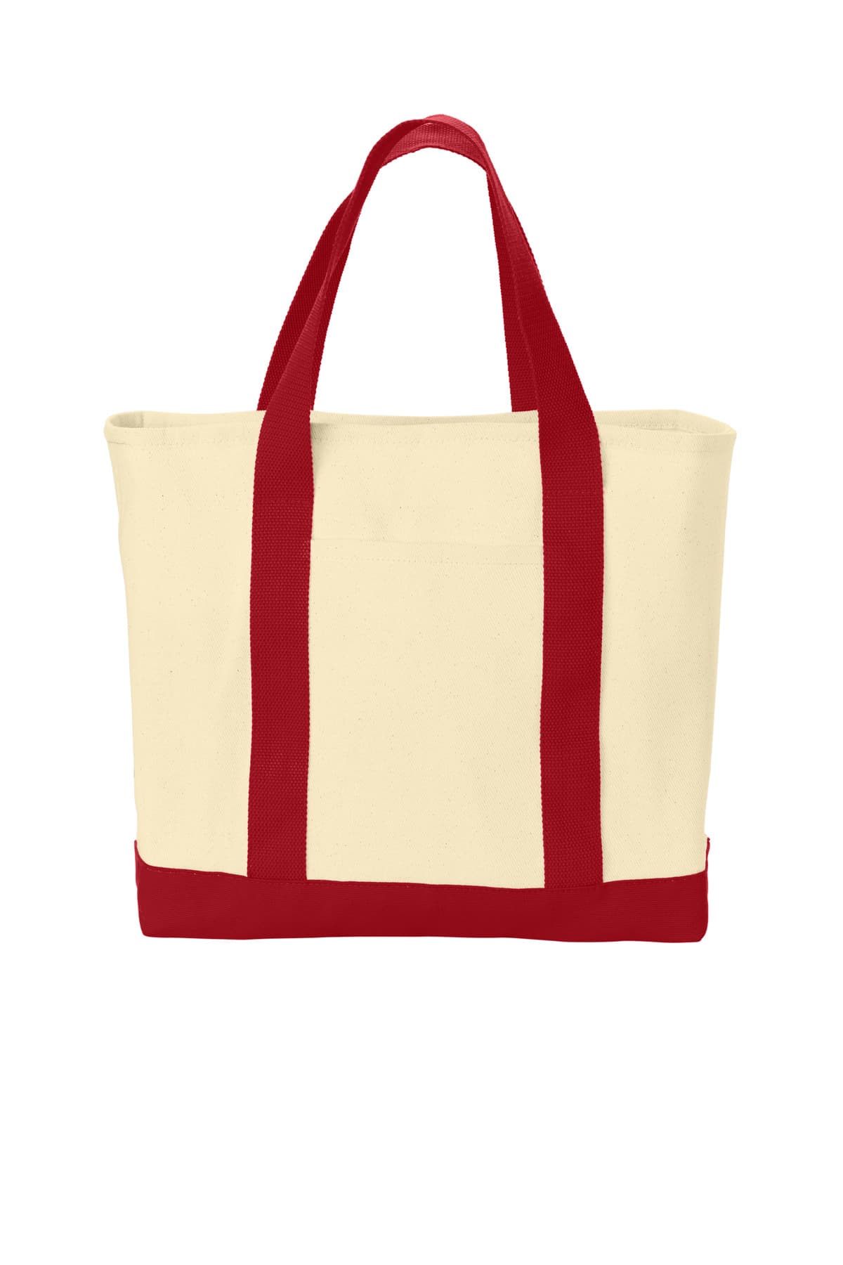 Port Authority B400 in Natural/ Red