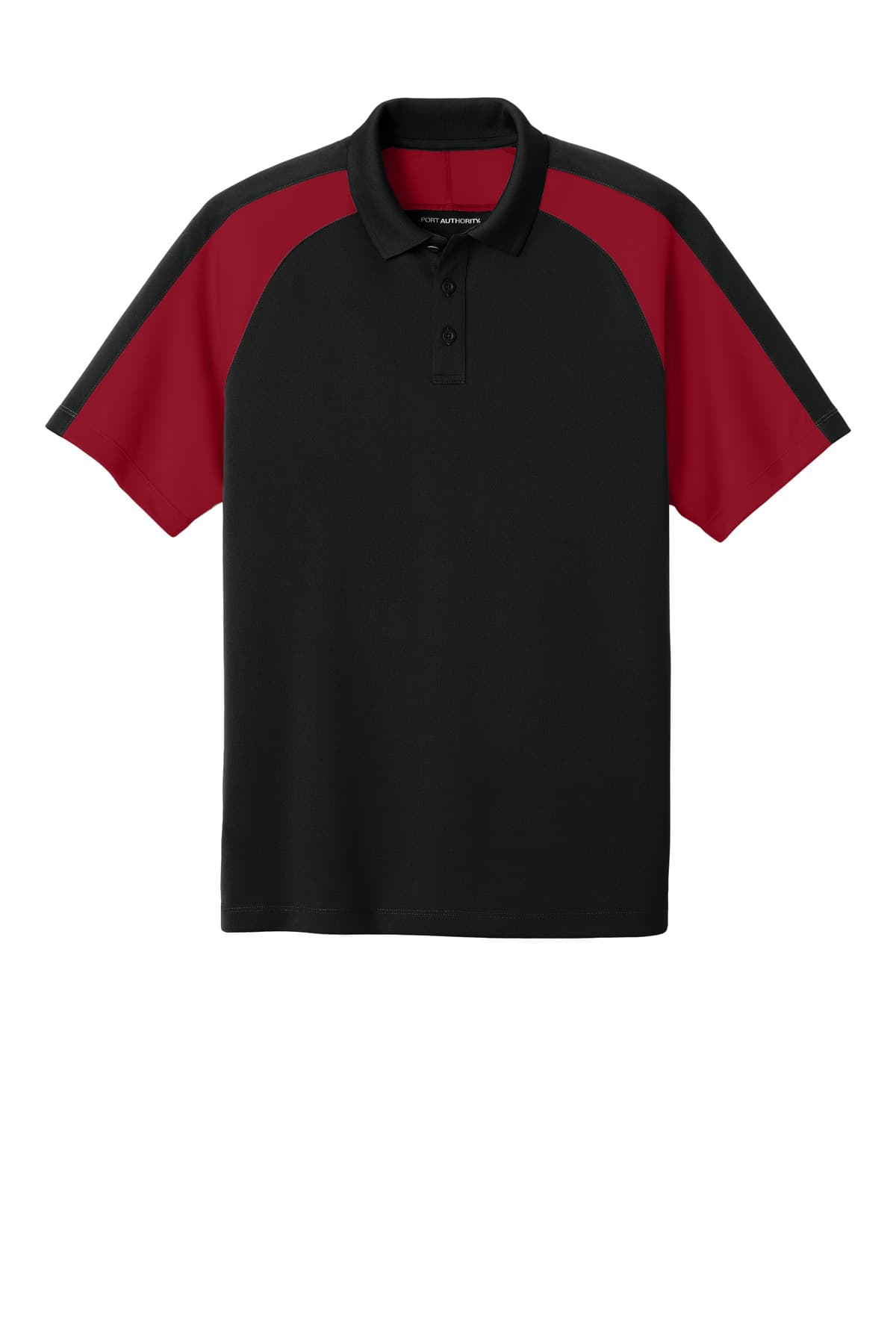 Port Authority K247 in Deep Black/ Rich Red