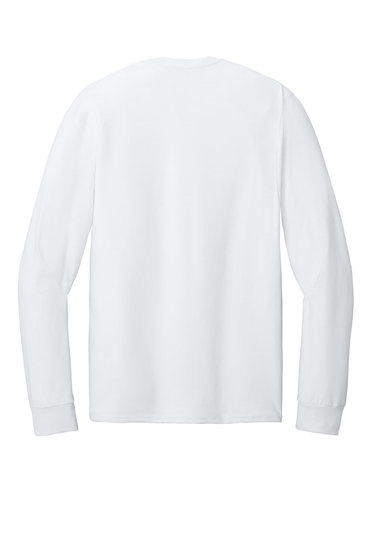Jerzees 363L Classics Unisex Cotton Long Sleeve T-Shirt in White