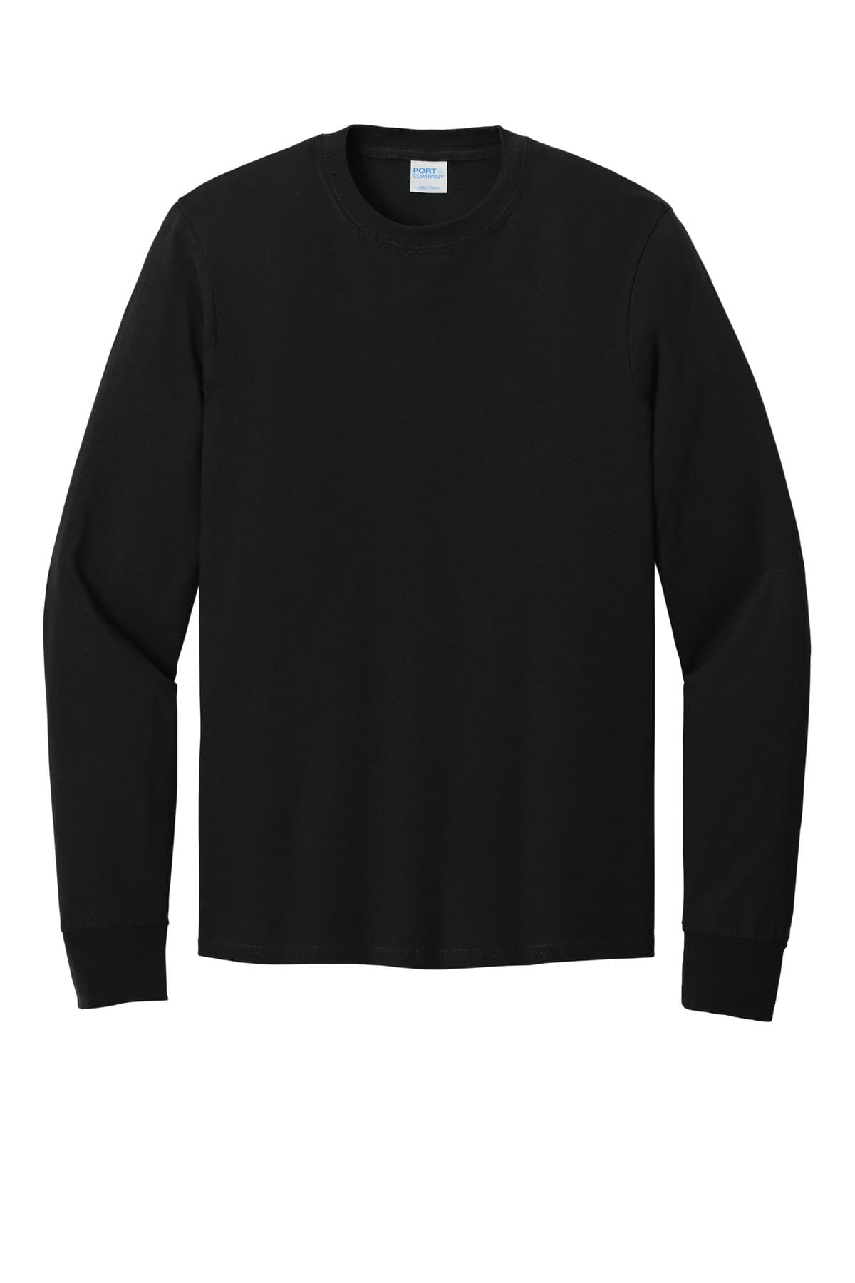 Port & Co PC54LS in Jet Black