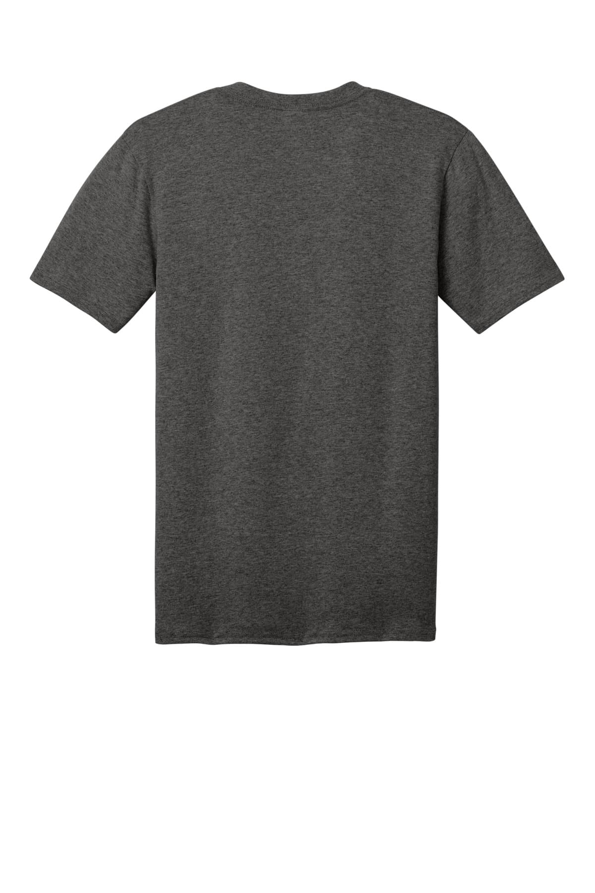 Port & Co PC54V Core Cotton V-Neck Tee in Dark Heather Grey