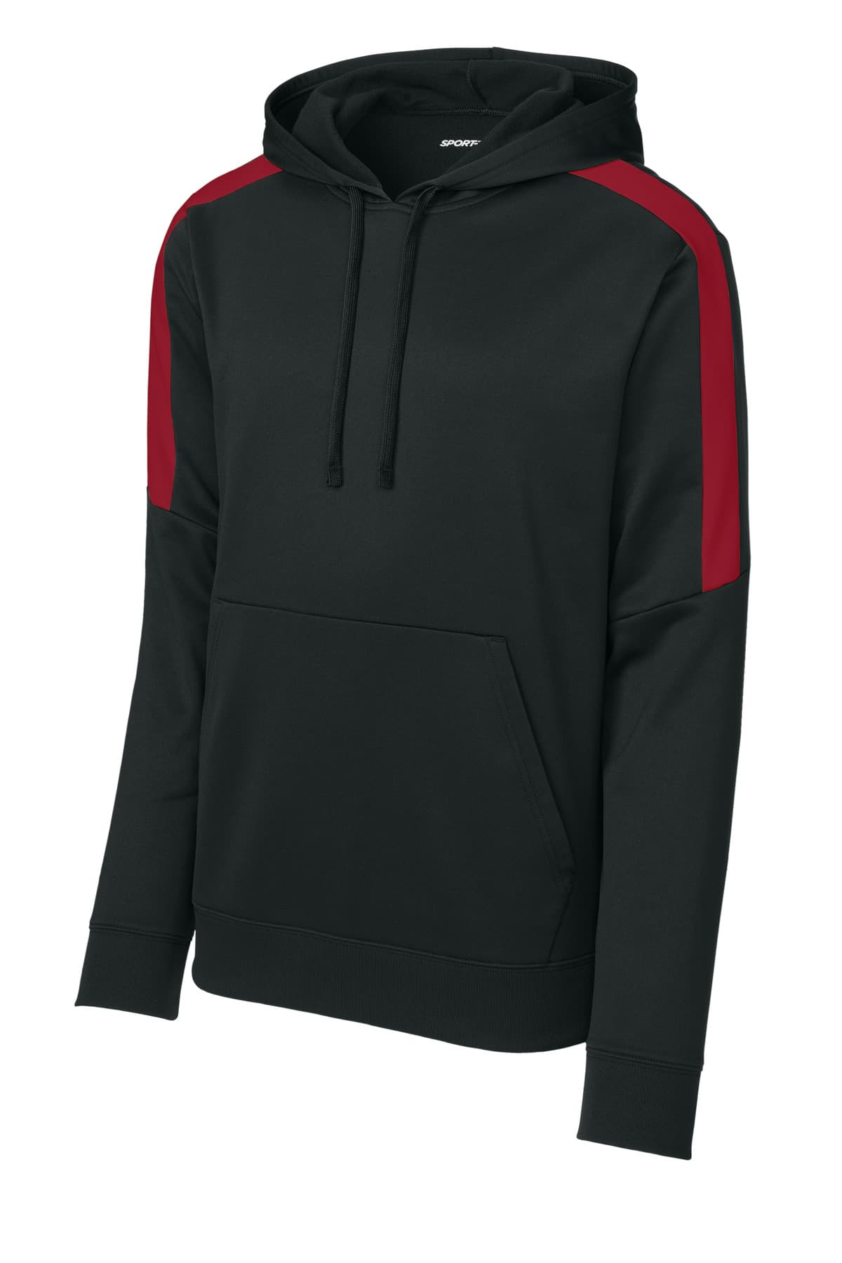 Sport-Tek ST255 in Black/ Deep Red