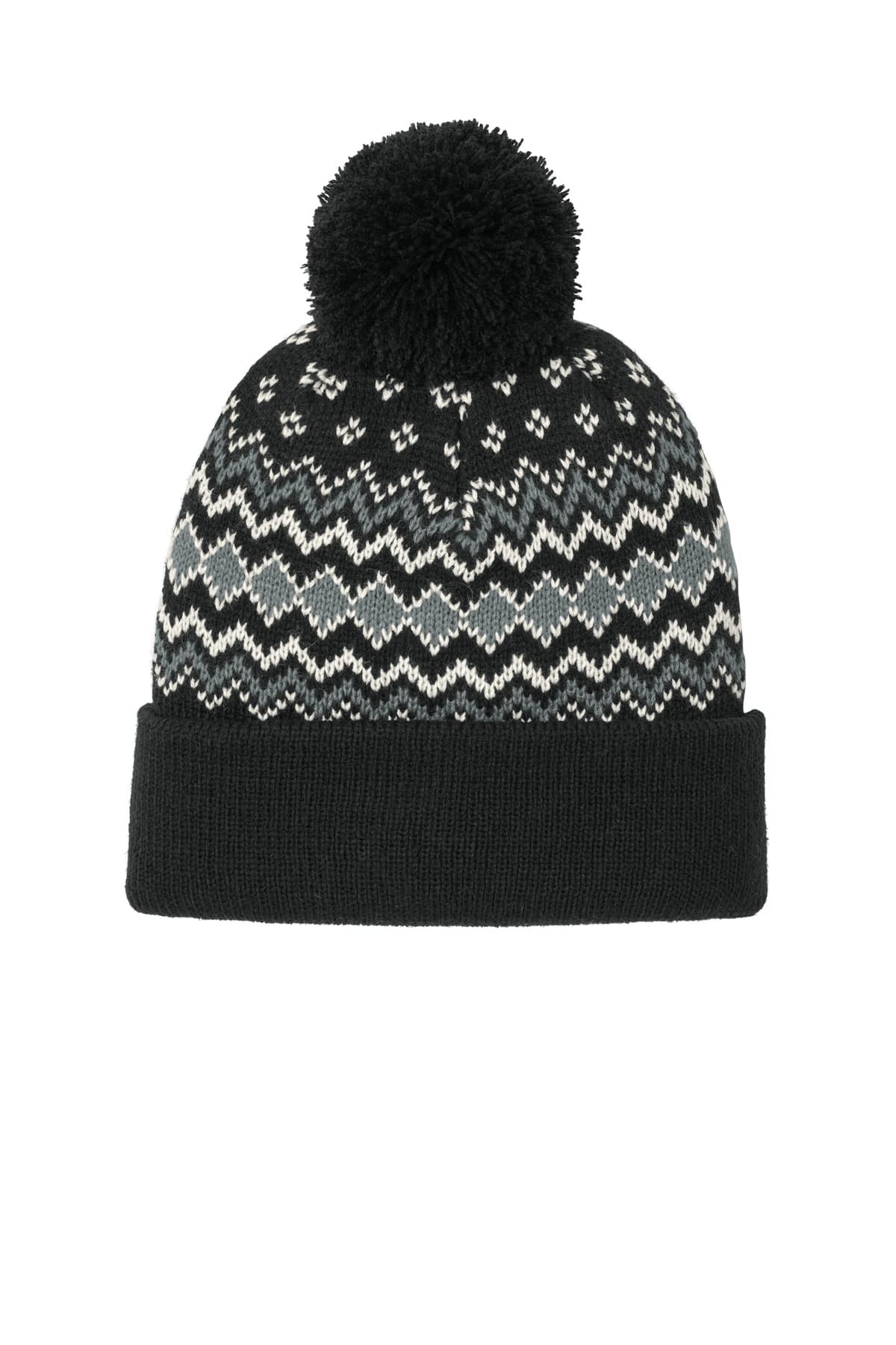Port Authority C991 in Deep Black/ Gusty Grey/ Marshmallow