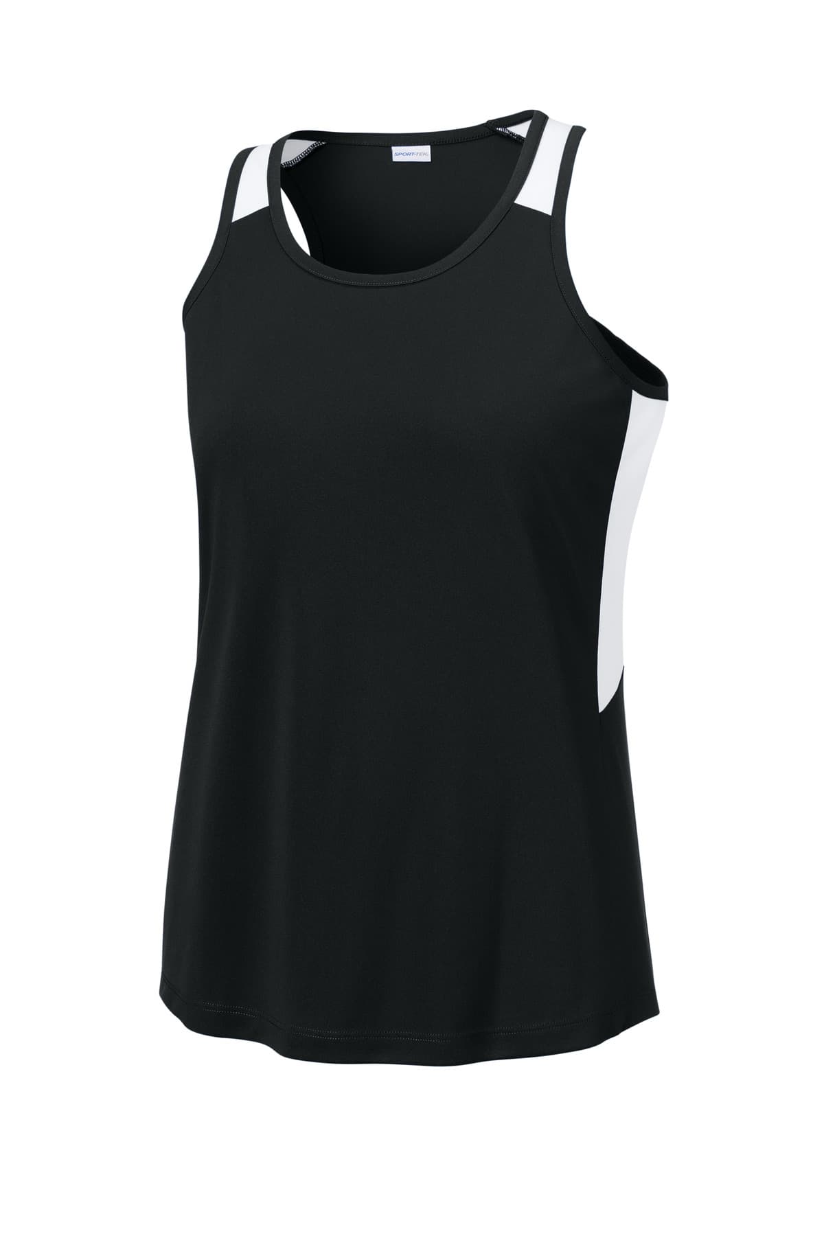 Sport-Tek LST446 in Black/ White