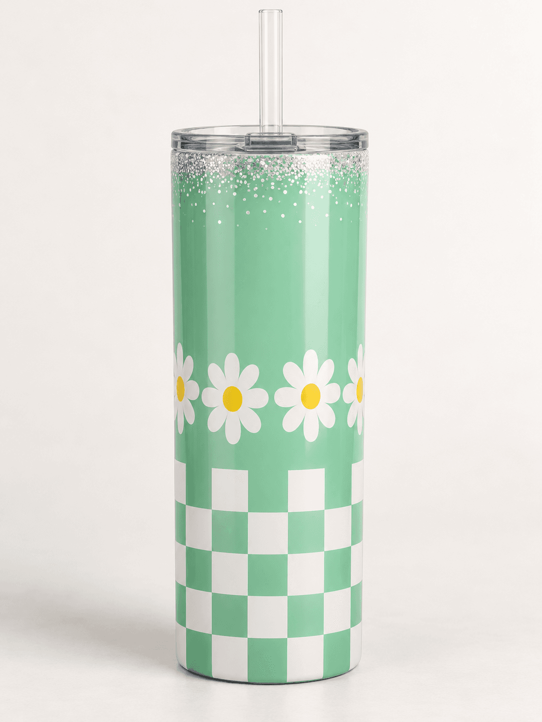 Mint Daisy Checker