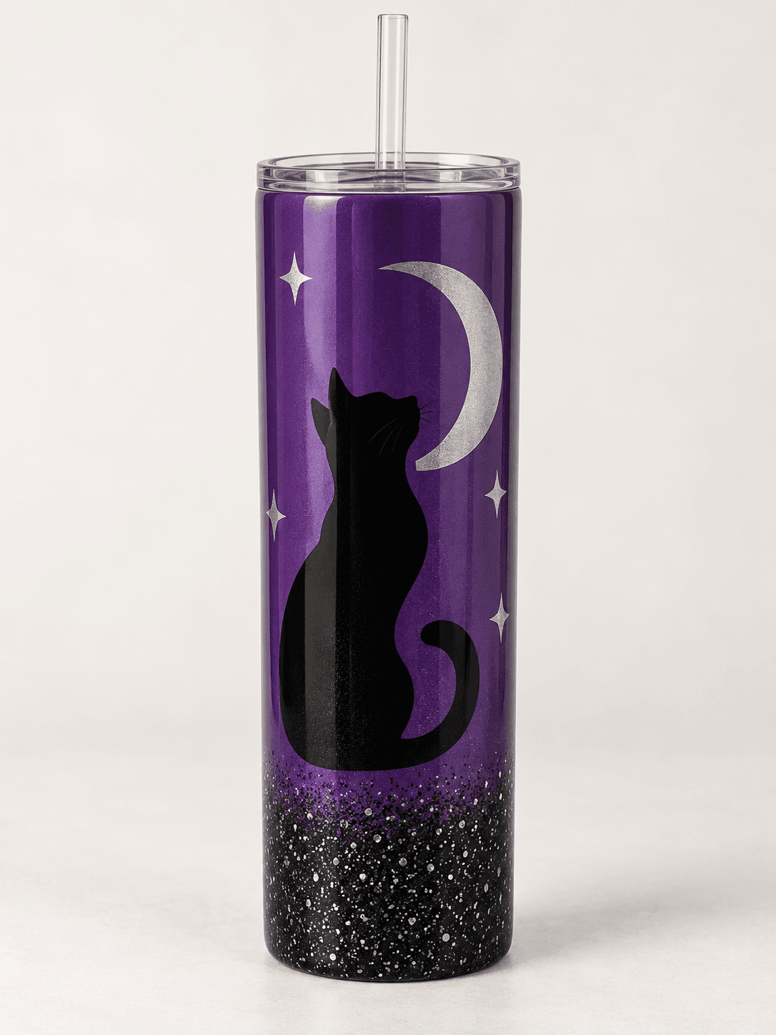 Spooky Cat Moon Cup