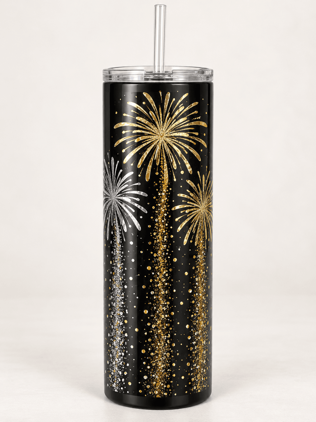 Midnight Firework Trails