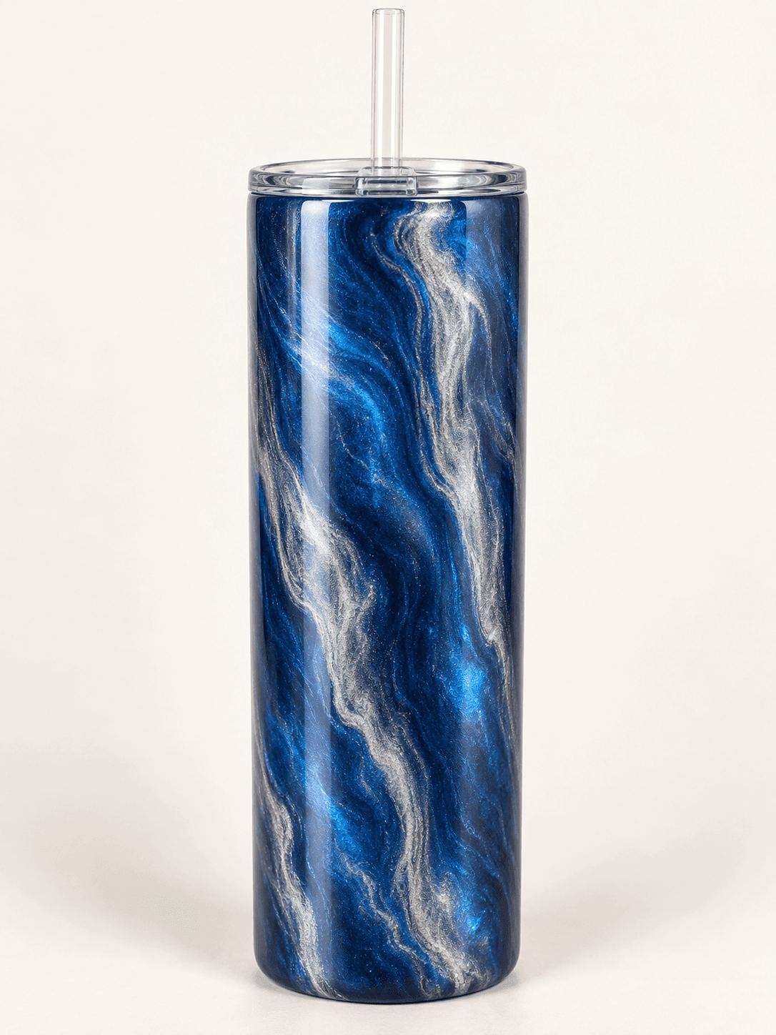 Blue Silver Silkwater