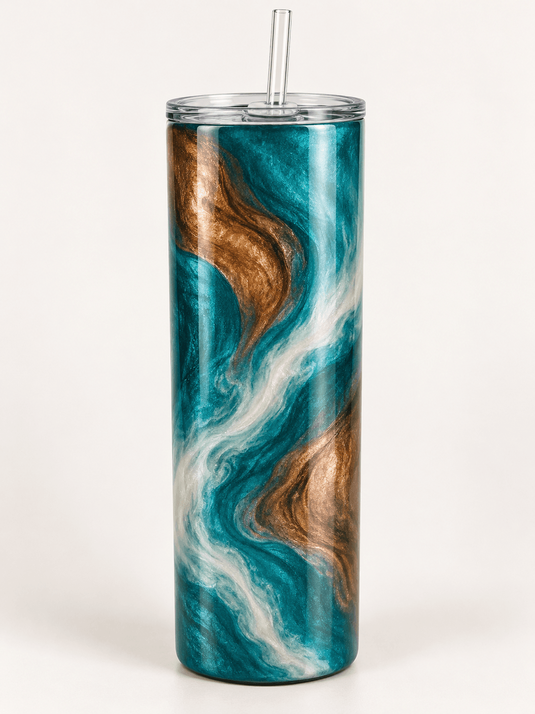Teal Bronze Confluence