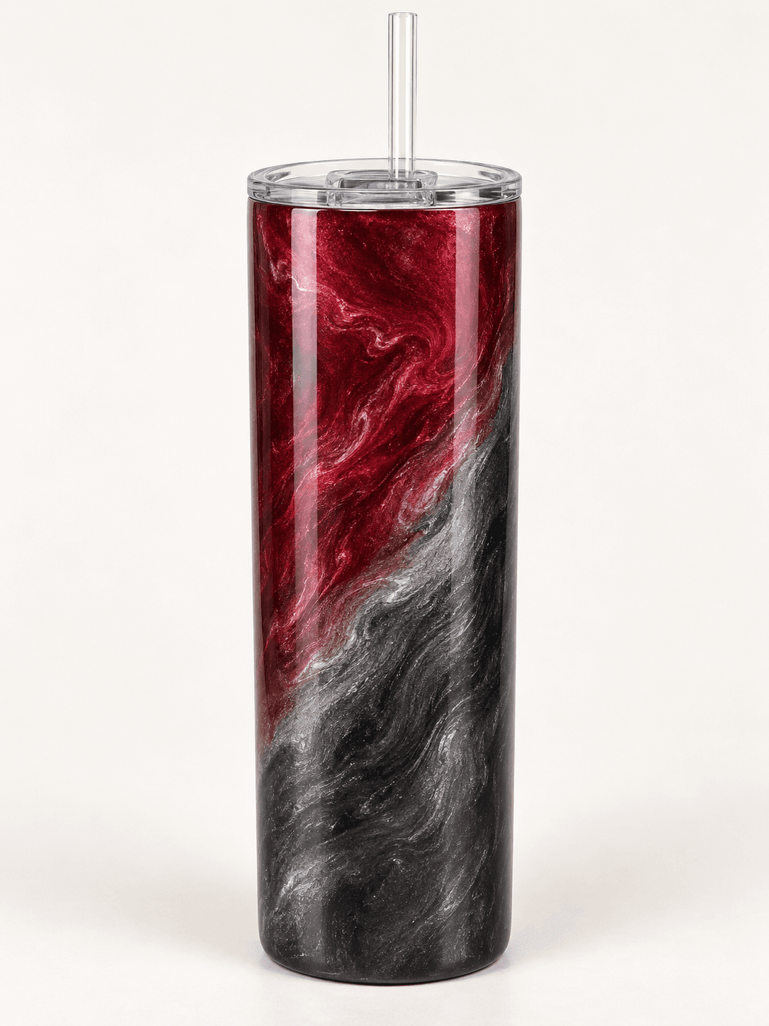 Ruby Smoke Satin