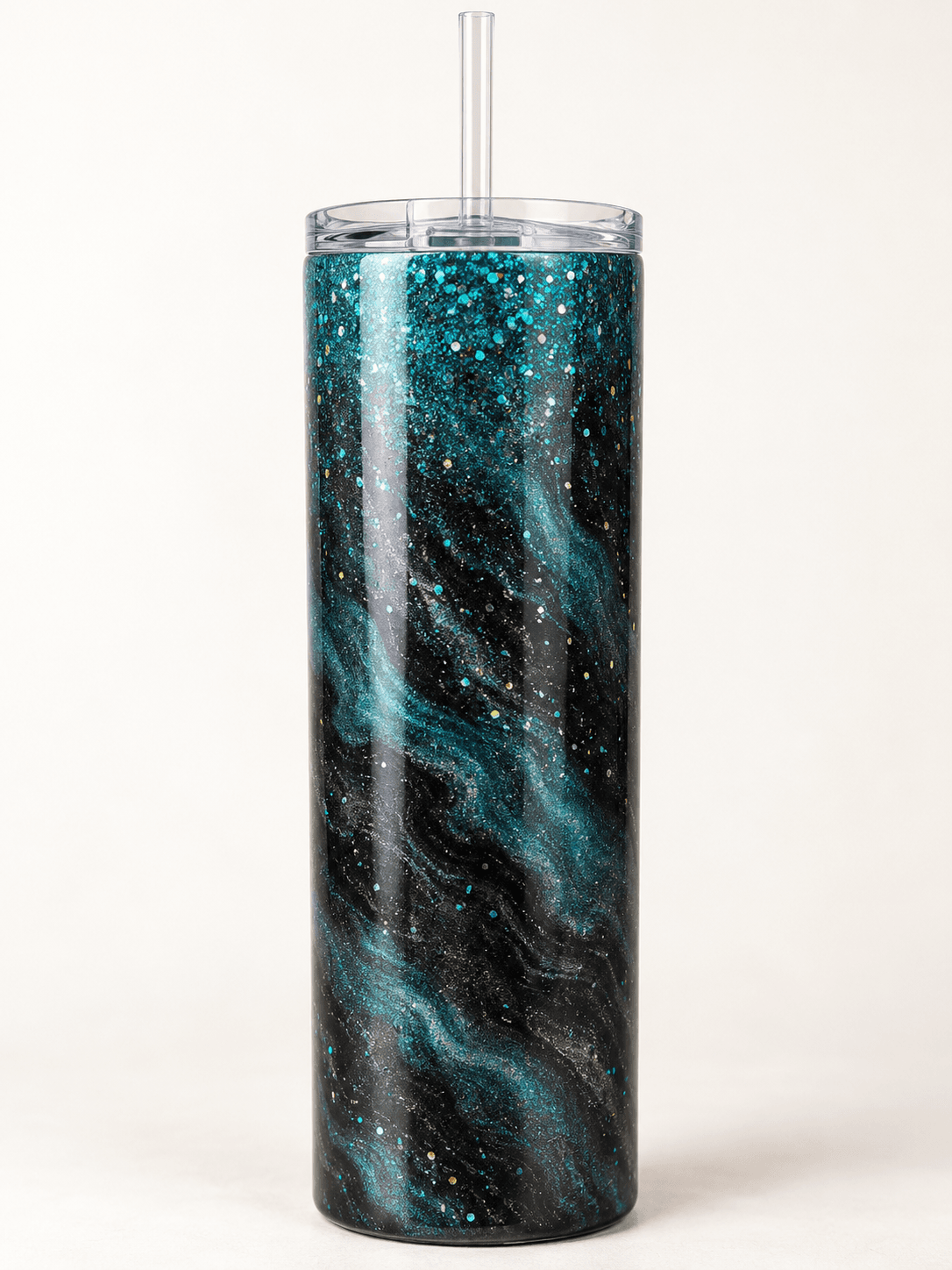 Teal Night Sparkfall